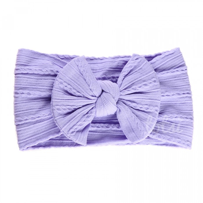 Esme - Luxury Cable Knit Bow Baby Headband