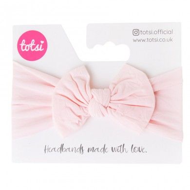 Ava - Luxury Soft Plain Bow Baby Headband