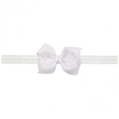 Classic Grosgrain Bow On Satin Band