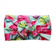 Luxury Nylon Bow Baby Headband - Fruit