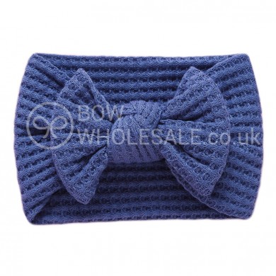 Mae - Luxury Waffle Bow Baby Headband