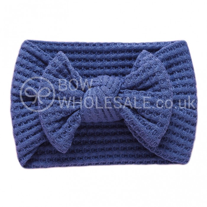 Mae - Luxury Waffle Bow Baby Headband