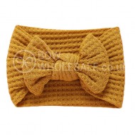 Mae - Luxury Waffle Bow Baby Headband