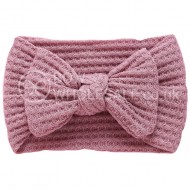 Mae - Luxury Waffle Bow Baby Headband