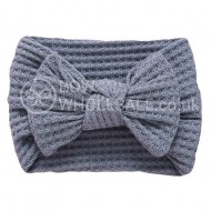 Mae - Luxury Waffle Bow Baby Headband