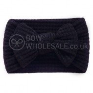 Mae - Luxury Waffle Bow Baby Headband