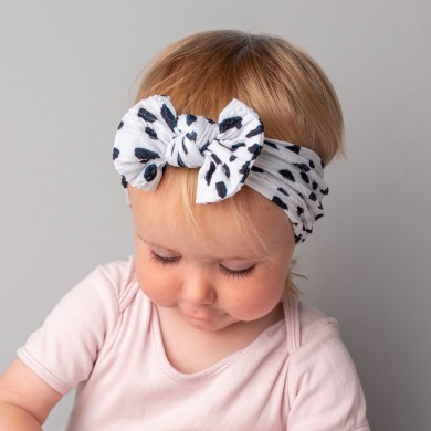 Polka- Luxury Cable Knit Baby Headband