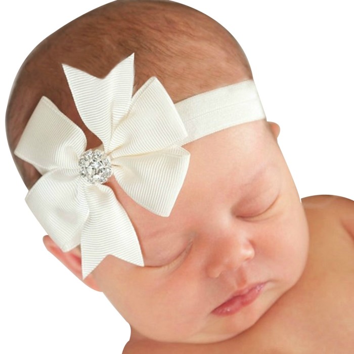 Chanell - Gemstone Bow Baby Headband