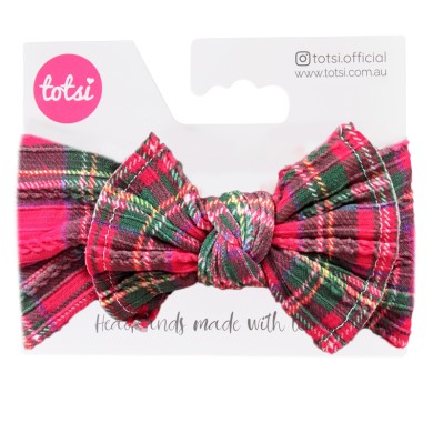 Tartan & Check Cable Knit Headbands