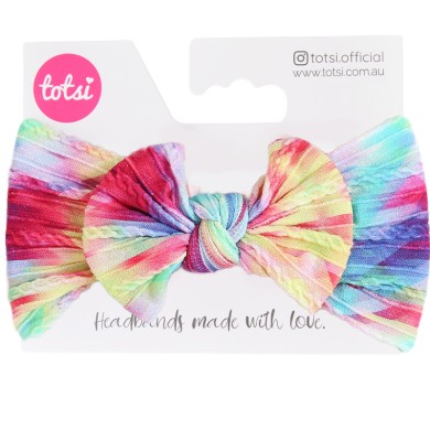 Harmony - Tie Dye Cable Knit Baby Headband