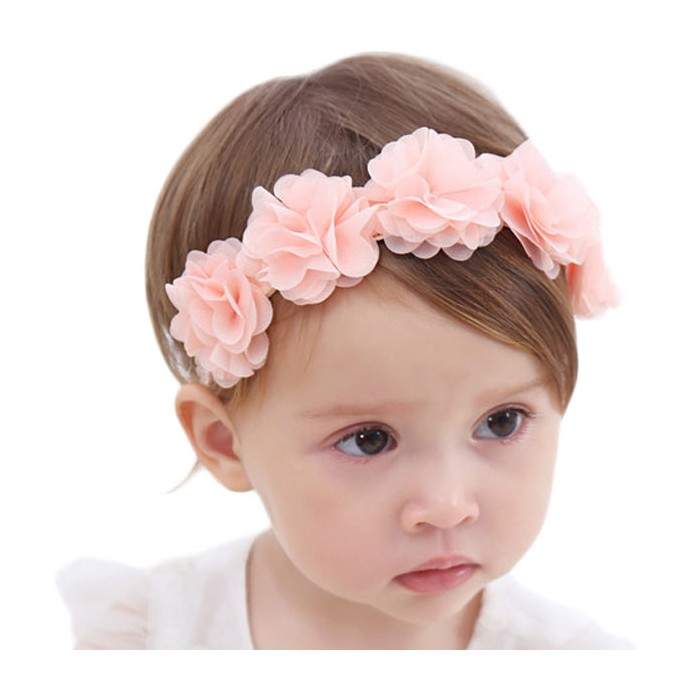 Anastasia - Luxury Floral Garland Baby Girls Headband