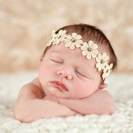 Helena  - Luxury Flower Newborn Baby Headband