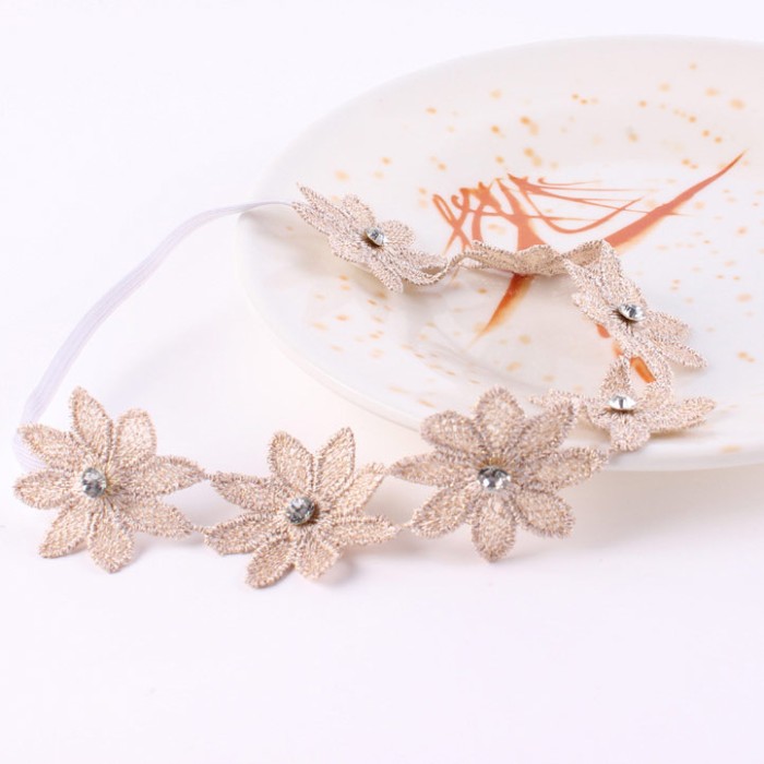 Helena  - Luxury Flower Newborn Baby Headband