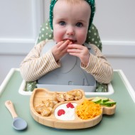 Elephant - Luxury Bamboo Suction Baby Plate Set