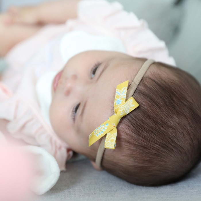 Anya - Slim Bow Baby Headband Gift Set