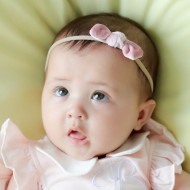 Claire - Velvet Bow Baby Headband Gift Set