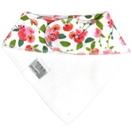 Rosey - Luxury Floral Baby Dribble Bib