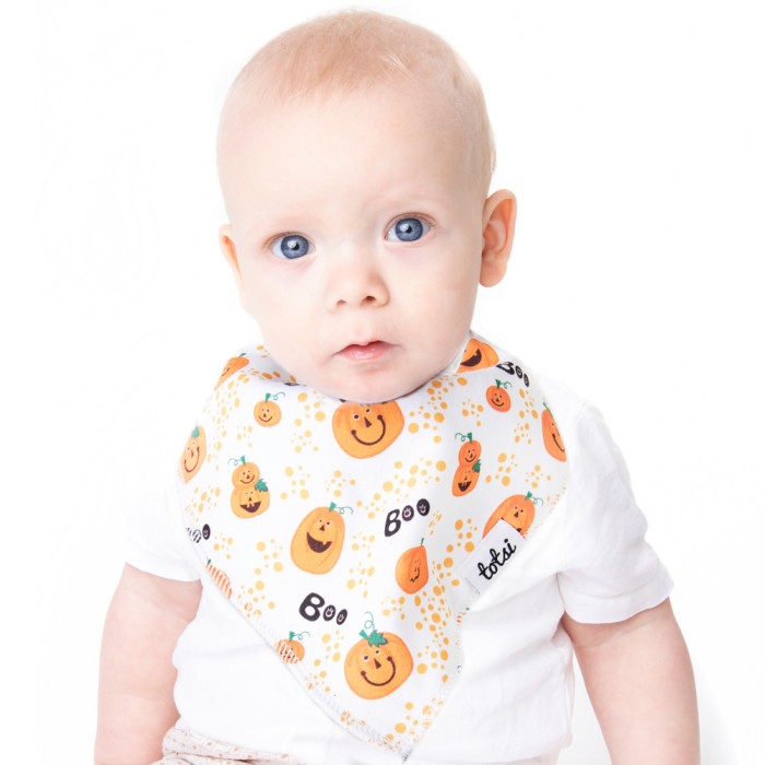 Boo - Halloween Luxury Baby Dribble Bib