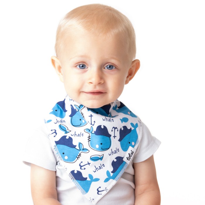 Waldo The Whale - Luxury Baby Dribble Bib