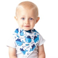 Waldo The Whale - Luxury Baby Dribble Bib
