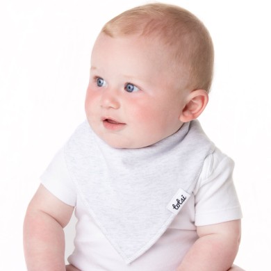 Whites - Luxury Plain Dribble Bib