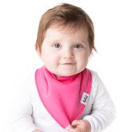 Pinks - Luxury Plain Dribble Bibs