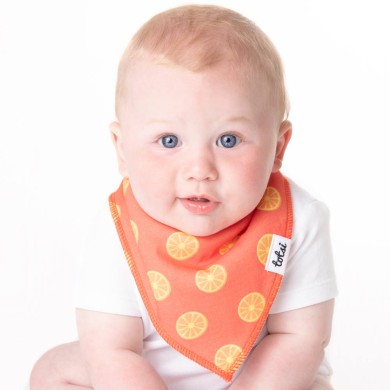 Citrus Sunset - Luxury Dribble Bib