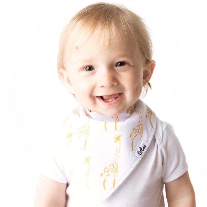 Jambo - Luxury Giraffe Baby Dribble Bib