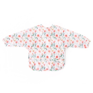 Rose - Long-Sleeve Coverall Weaning Bib