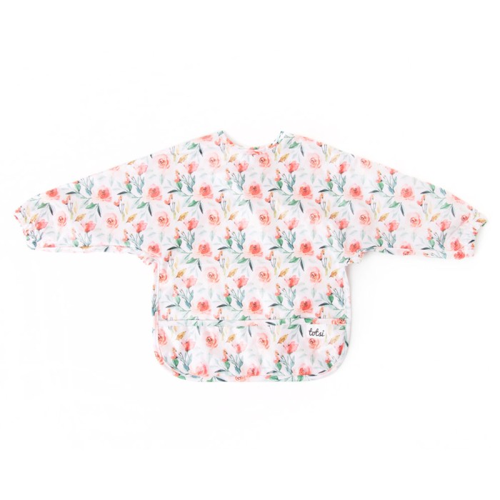 Rose - Long-Sleeve Coverall Weaning Bib