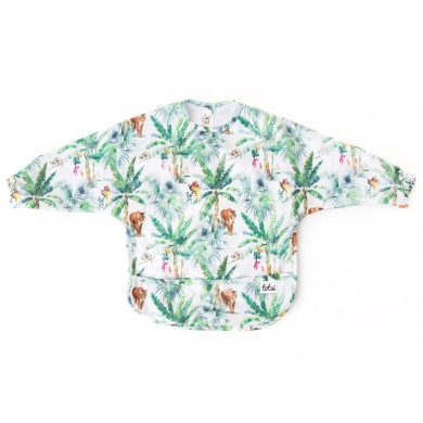 Tiger Jungle - Long-Sleeve Coverall Weaning Bib