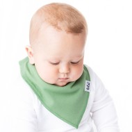 Greens - Luxury Plain Dribble Bib