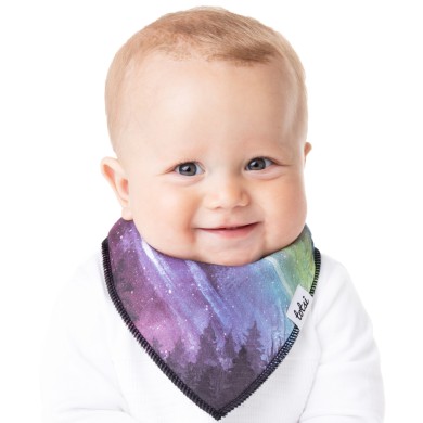Northern Lights - Luxury Baby Dribble Bib