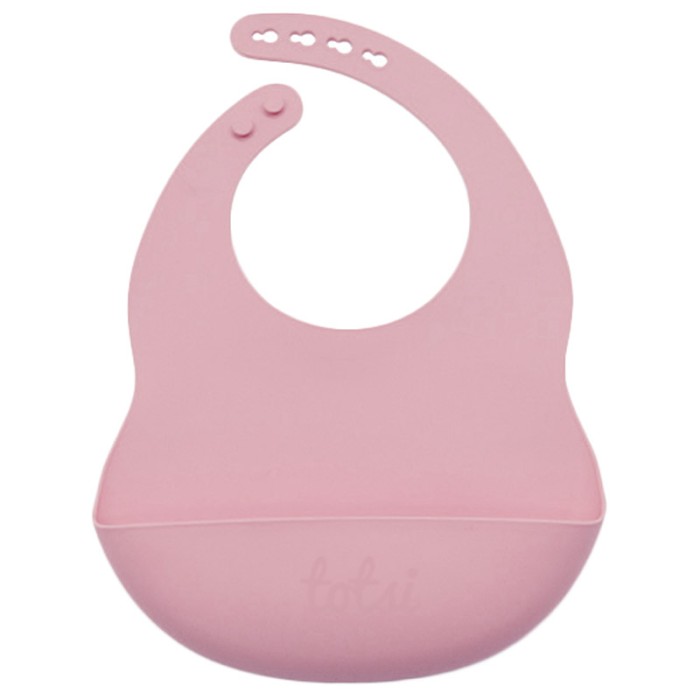 Dusty Rose - Luxury Waterproof Silicone Baby Bib