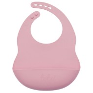 Dusty Rose - Luxury Waterproof Silicone Baby Bib