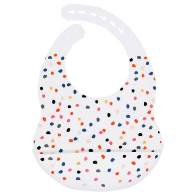 Polka Perfect - Luxury Silicone Bib
