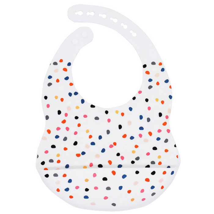Polka Perfect - Luxury Silicone Bib