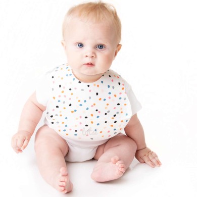 Polka Perfect - Luxury Silicone Bib