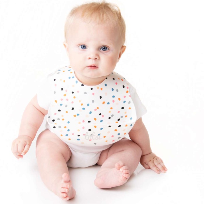 Polka Perfect - Luxury Silicone Bib