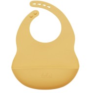 Mustard - Luxury Waterproof Silicone Baby Bib