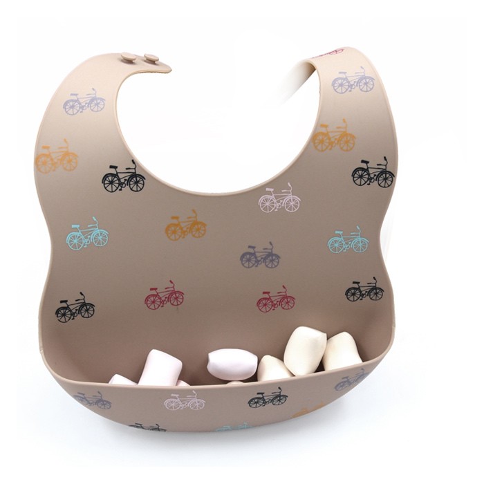 Bicycle - Luxury Baby Silicone Bib