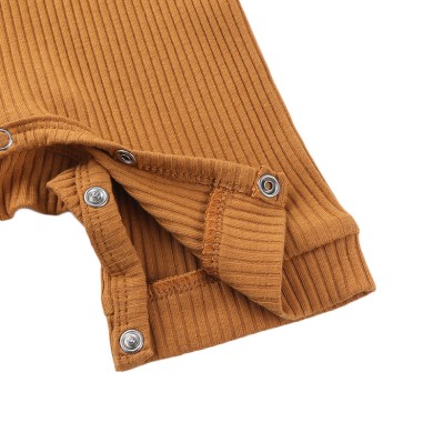 Bowie - Short Sleeve Ribbed Baby Romper