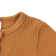 Bowie - Short Sleeve Ribbed Baby Romper