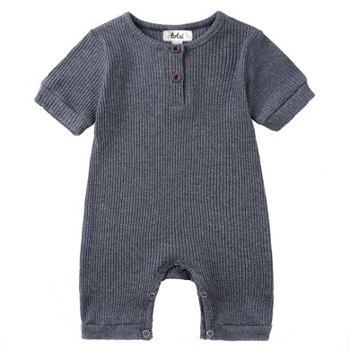 Arlo 2 -Short Sleeve Luxury Ribbed Romper