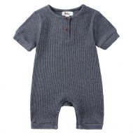 Arlo 2 -Short Sleeve Luxury Ribbed Romper