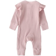 Freya - Luxury Frilly Ribbed Baby Romper
