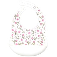 White Rose - Luxury Silicone Weaning Bib