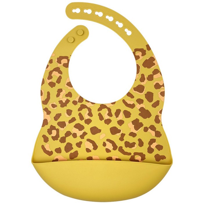Leopard - Luxury Silicone Weaning Bib