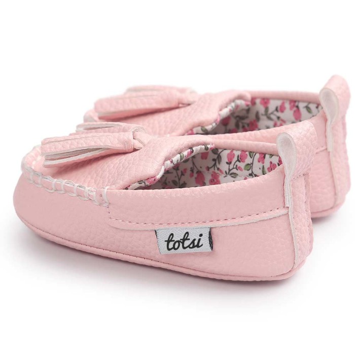 Sydney - Pink Luxury Loafer Baby Shoes