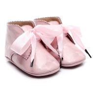 Elodie - Luxury Bow Baby Girls Booties